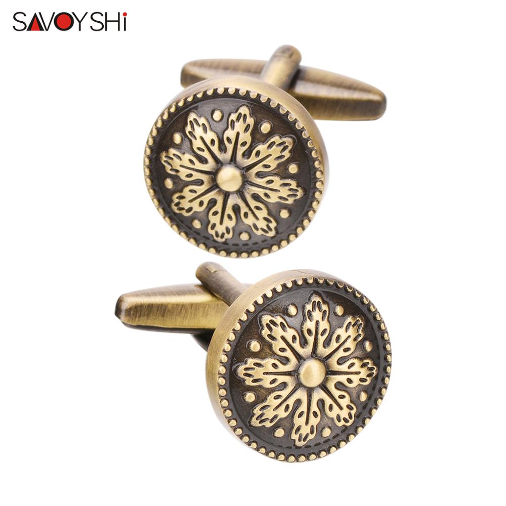 Men'S Grooming Brands - SAVOYSHI Gemelli per camicia con motivo