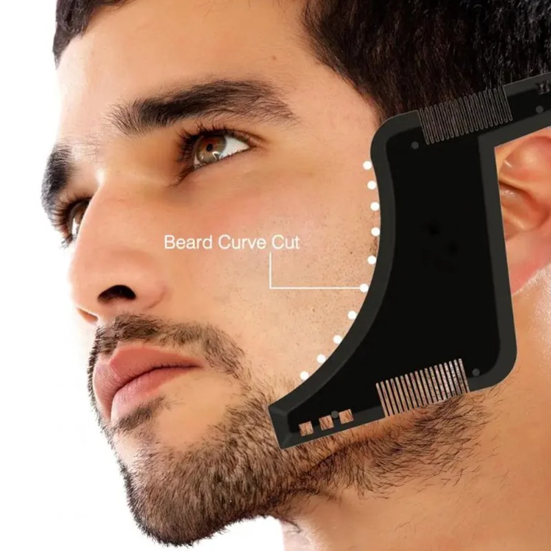 Men'S Grooming Facial - 1 Pezzo Pettine Modellante per Barba