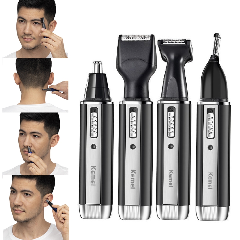 Men'S Grooming Facial - Kemei Ricaricabile Elettrico Tutto In Uno