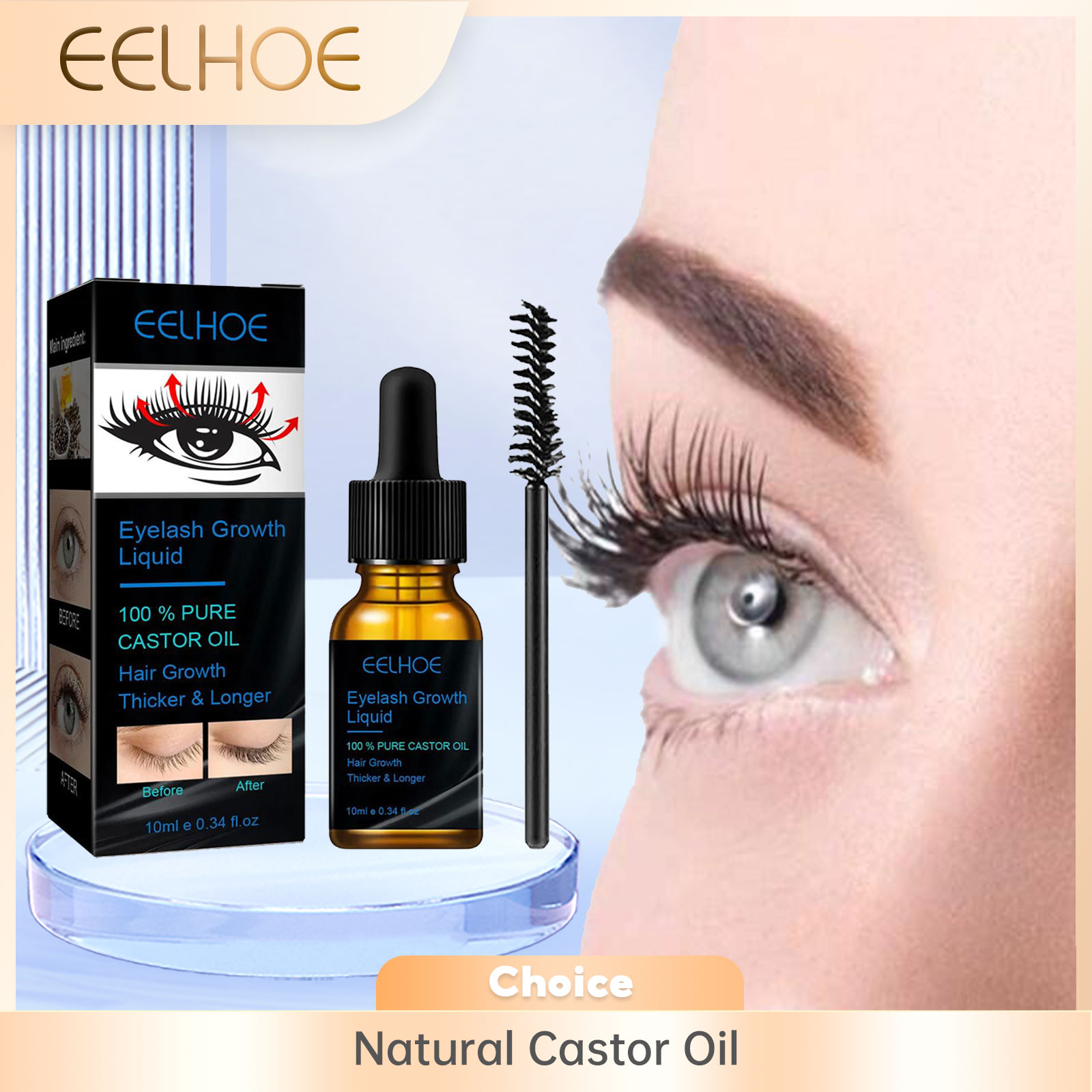 Men'S Grooming Oil - Siero per la Crescita delle Ciglia