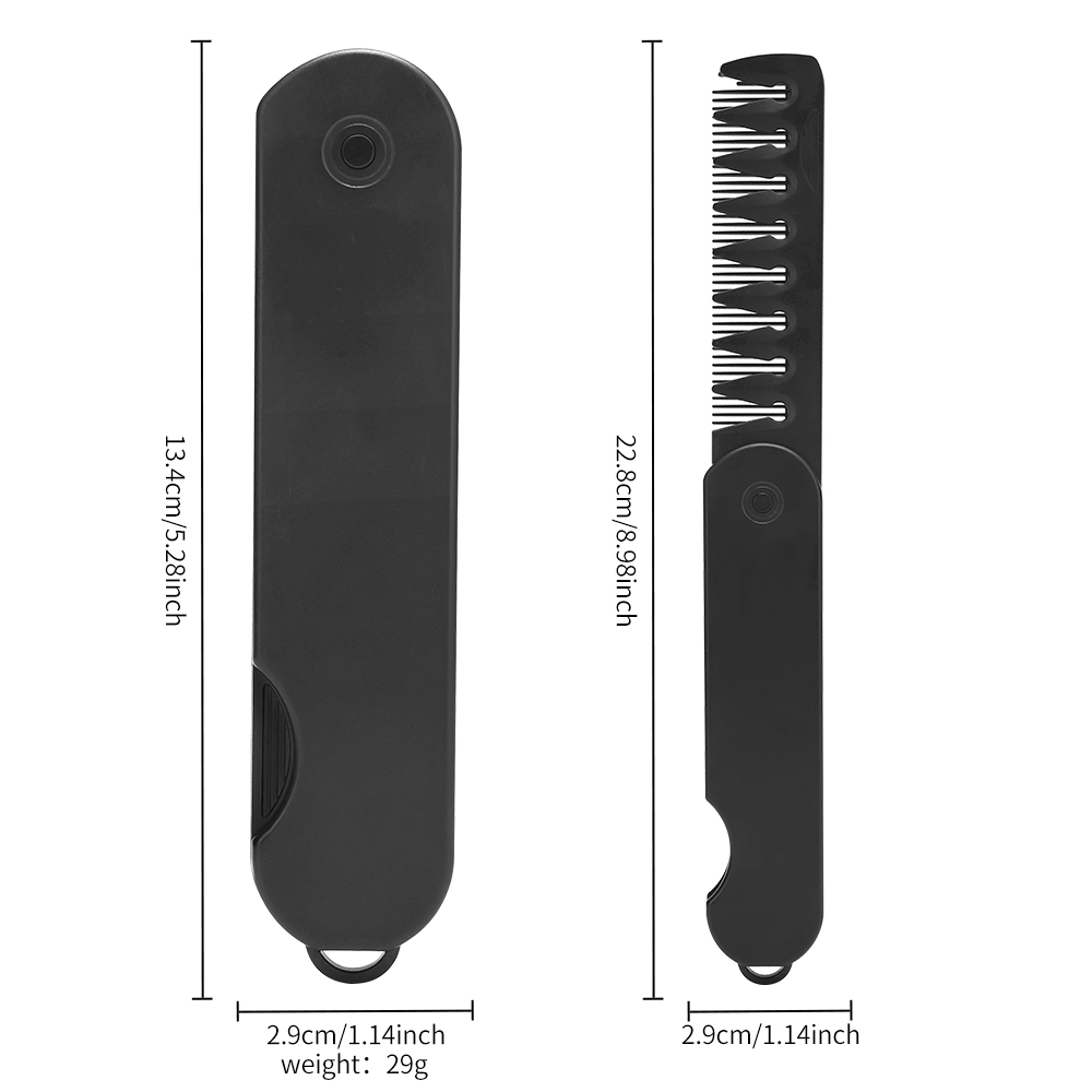 Pettine tascabile pieghevole i - Men'S Grooming Oil recensione e prezzo