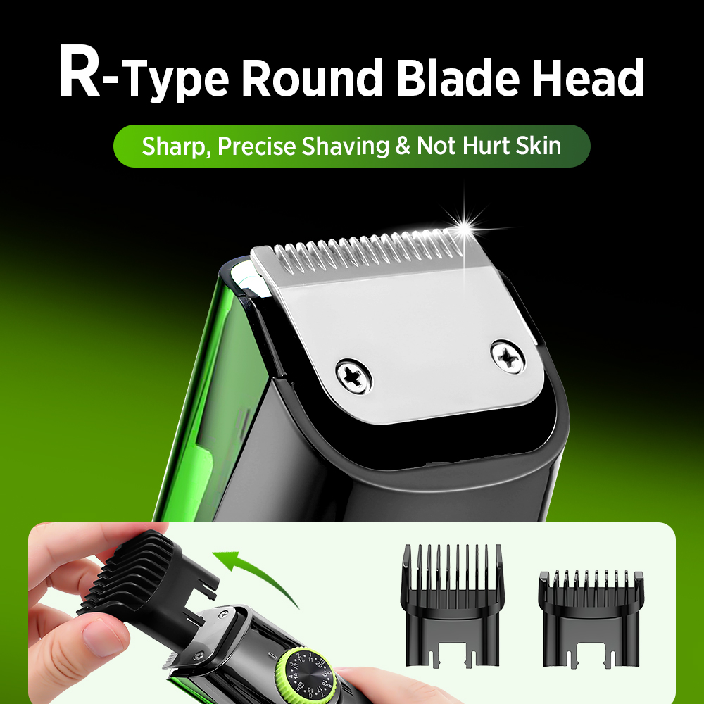 Barba da uomo senza fili Rasoi - Men'S Grooming Vacuum recensione e prezzo