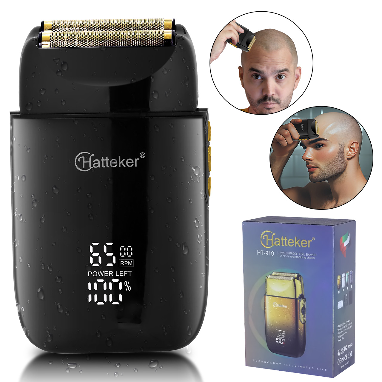 Hatteker Cordless Barba Trimme - Men'S Grooming Vacuum recensione e prezzo
