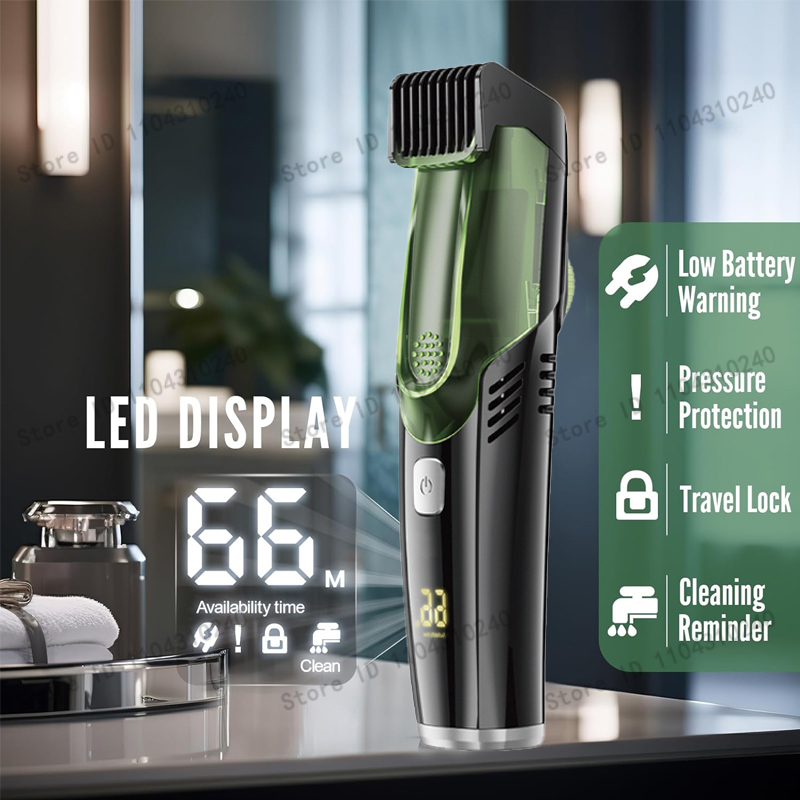 Regolabarba Elettrico Ricarica - Men'S Grooming Vacuum recensione e prezzo