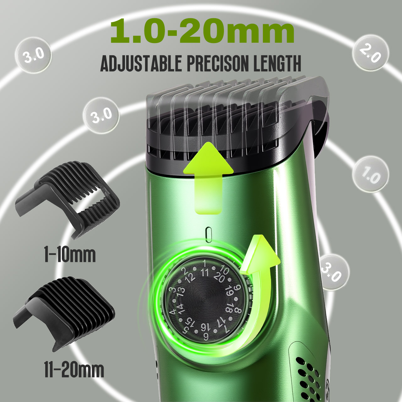 Regolabarba senza fili Solimpi - Men'S Grooming Vacuum recensione e prezzo