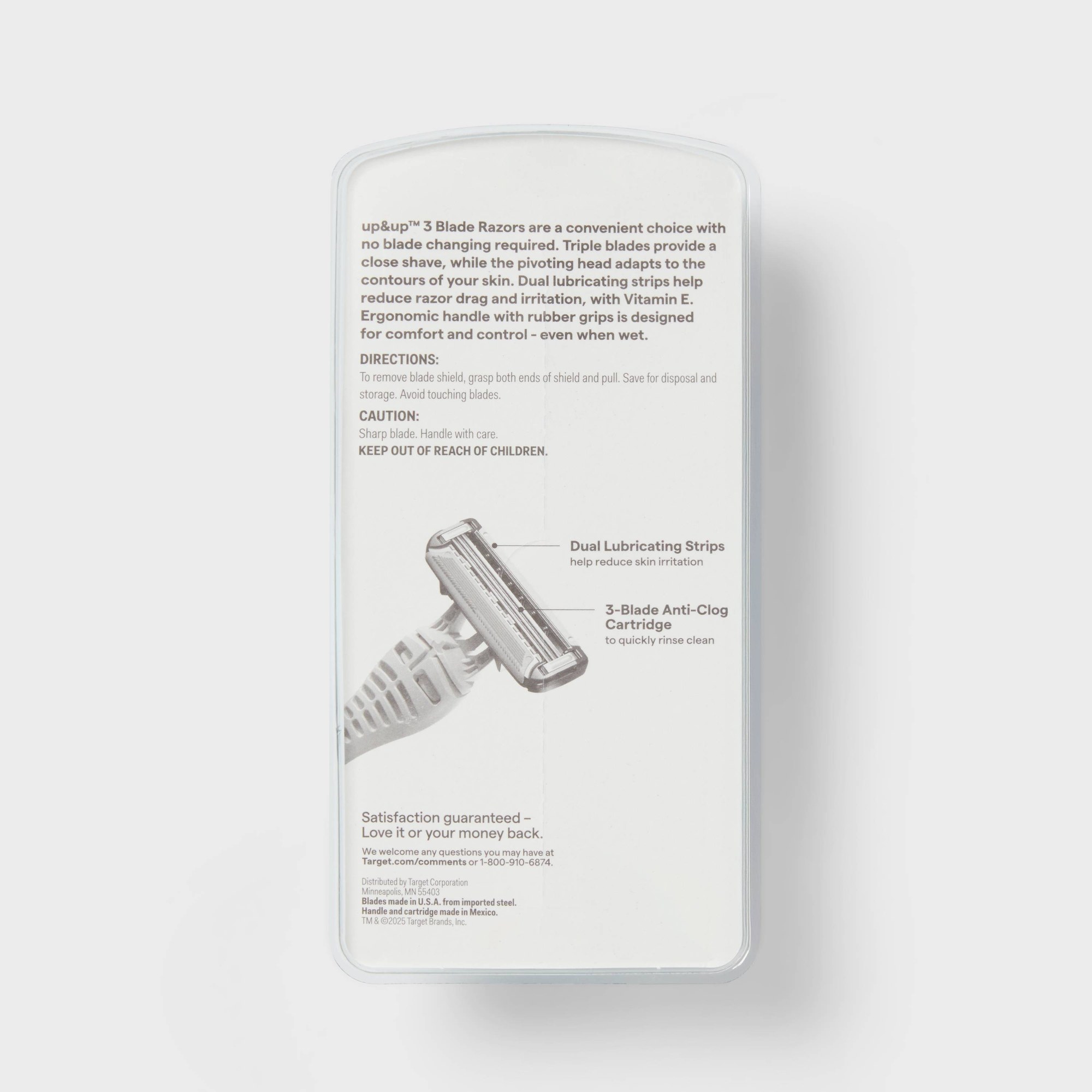 Rasoi Usa e Getta a 3 Lame per - Men'S Grooming Facial recensione e prezzo