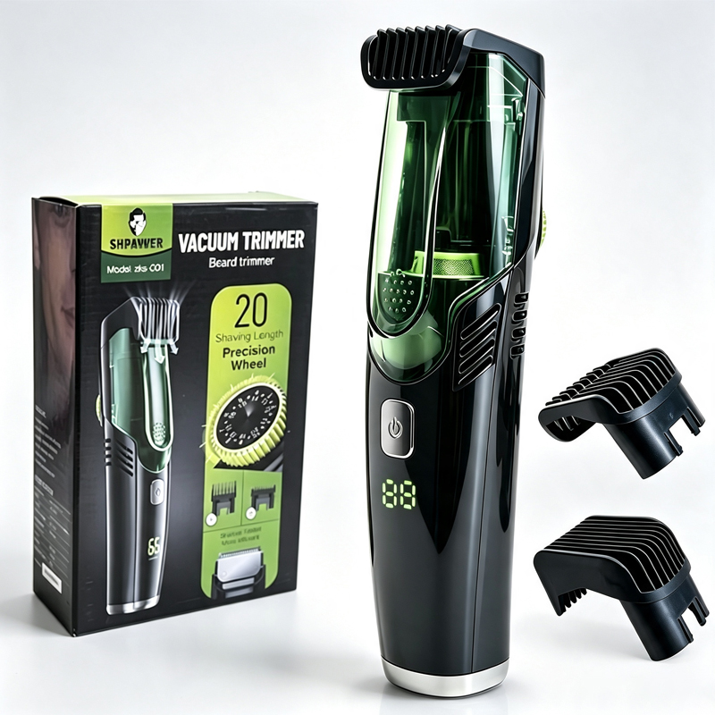 Barba da uomo senza fili Rasoi - Men'S Grooming Vacuum recensione e prezzo